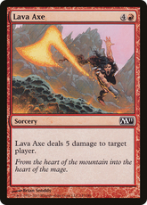 Machado de Lava / Lava Axe - Magic: The Gathering - MoxLand